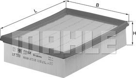 KNECHT LX 598 - Luftfilter alexcarstop-ersatzteile.com