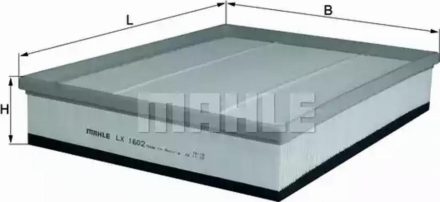 KNECHT LX 1602 - Luftfilter alexcarstop-ersatzteile.com