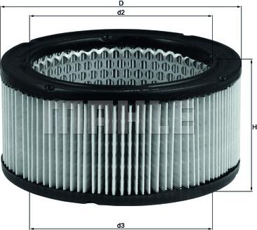 KNECHT LX 213 - Luftfilter alexcarstop-ersatzteile.com