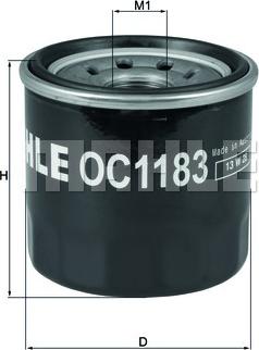 KNECHT OC 1183 - Ölfilter alexcarstop-ersatzteile.com