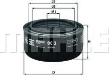 KNECHT OC 3 - Ölfilter alexcarstop-ersatzteile.com