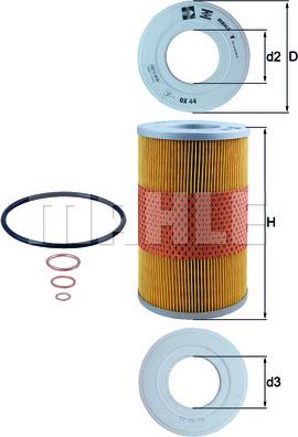 KNECHT OX 44D - Ölfilter alexcarstop-ersatzteile.com