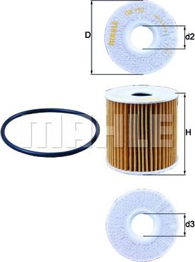 KNECHT OX 192D - Ölfilter alexcarstop-ersatzteile.com