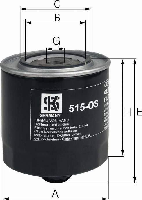 Kolbenschmidt 50013512 - Ölfilter alexcarstop-ersatzteile.com