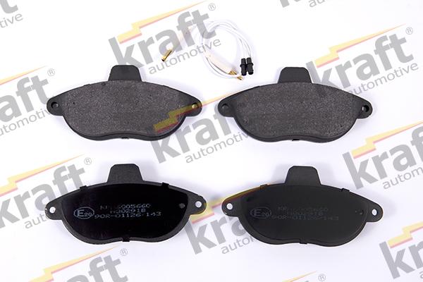 KRAFT AUTOMOTIVE 6005660 - Bremsbelagsatz, Scheibenbremse alexcarstop-ersatzteile.com