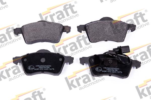 KRAFT AUTOMOTIVE 6000600 - Bremsbelagsatz, Scheibenbremse alexcarstop-ersatzteile.com