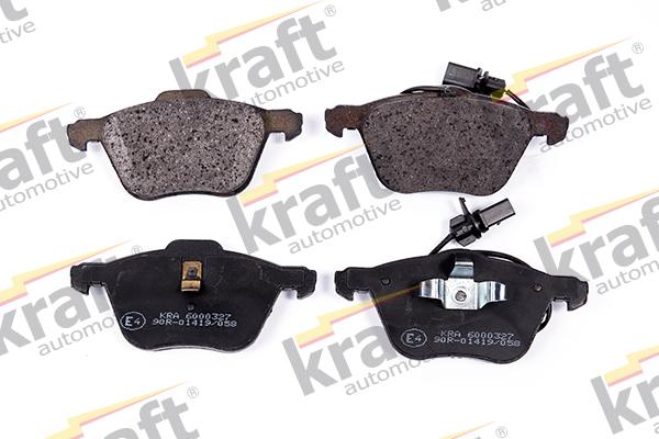 KRAFT AUTOMOTIVE 6000327 - Bremsbelagsatz, Scheibenbremse alexcarstop-ersatzteile.com