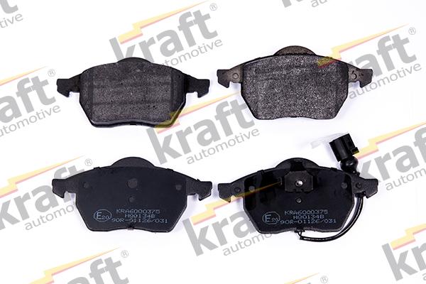 KRAFT AUTOMOTIVE 6000375 - Bremsbelagsatz, Scheibenbremse alexcarstop-ersatzteile.com