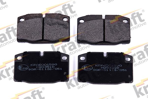 KRAFT AUTOMOTIVE 6001590 - Bremsbelagsatz, Scheibenbremse alexcarstop-ersatzteile.com