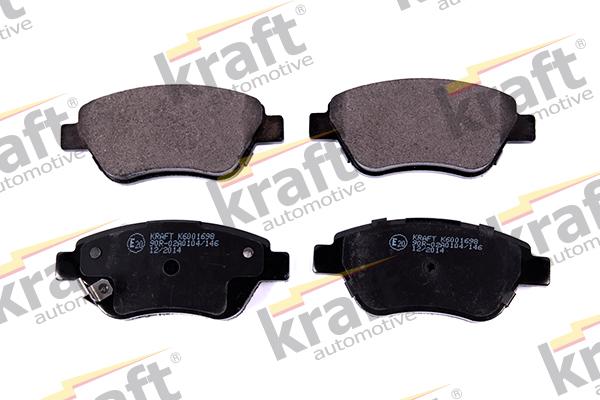 KRAFT AUTOMOTIVE 6001698 - Bremsbelagsatz, Scheibenbremse alexcarstop-ersatzteile.com