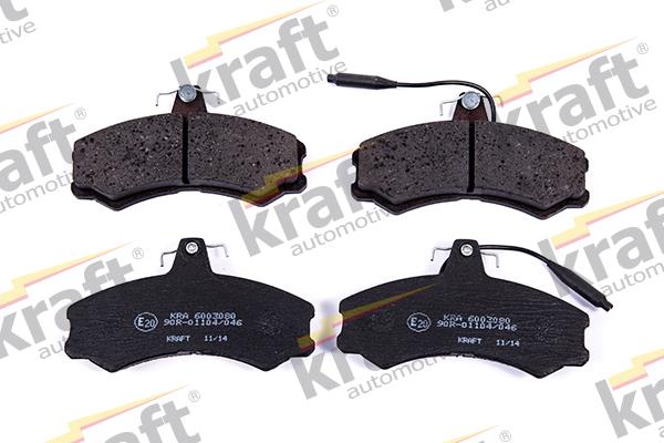 KRAFT AUTOMOTIVE 6003080 - Bremsbelagsatz, Scheibenbremse alexcarstop-ersatzteile.com