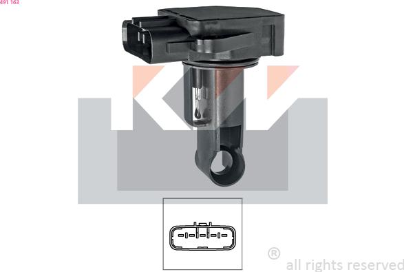 KW 491 163 - Luftmassenmesser alexcarstop-ersatzteile.com