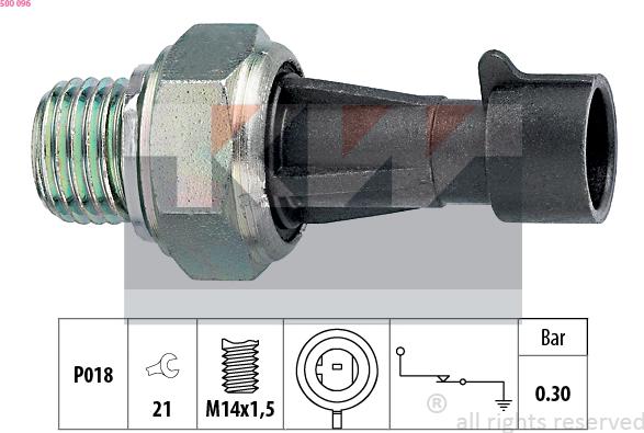 KW 500 096 - Sensor, Öldruck alexcarstop-ersatzteile.com