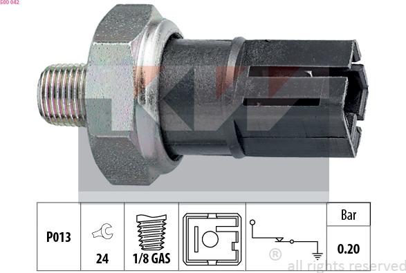 KW 500 042 - Sensor, Öldruck alexcarstop-ersatzteile.com