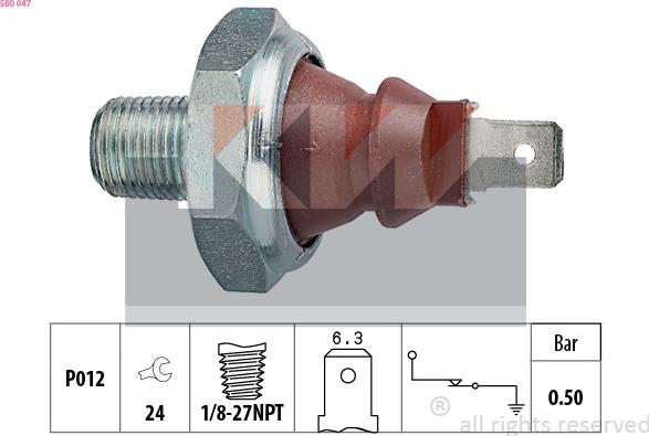 KW 500 047 - Sensor, Öldruck alexcarstop-ersatzteile.com