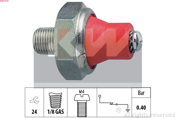 KW 500 014 - Sensor, Öldruck alexcarstop-ersatzteile.com