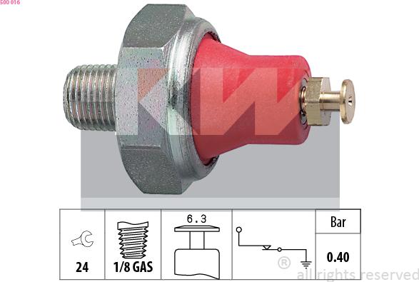 KW 500 016 - Sensor, Öldruck alexcarstop-ersatzteile.com