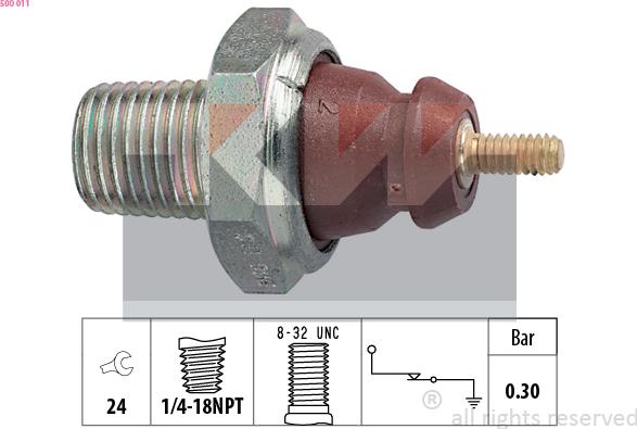 KW 500 011 - Sensor, Öldruck alexcarstop-ersatzteile.com