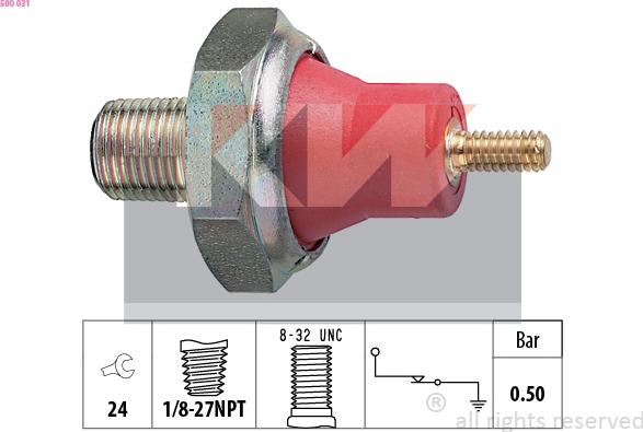 KW 500 031 - Sensor, Öldruck alexcarstop-ersatzteile.com