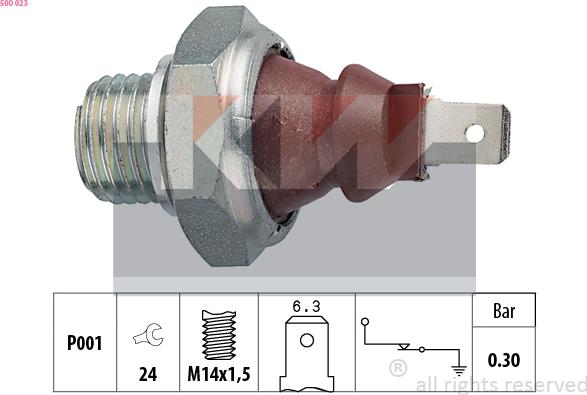 KW 500 023 - Sensor, Öldruck alexcarstop-ersatzteile.com