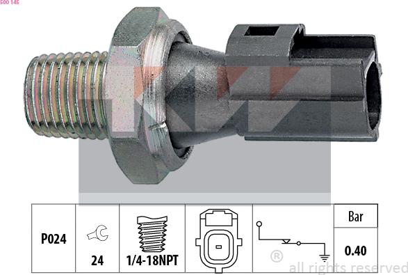 KW 500 145 - Sensor, Öldruck alexcarstop-ersatzteile.com