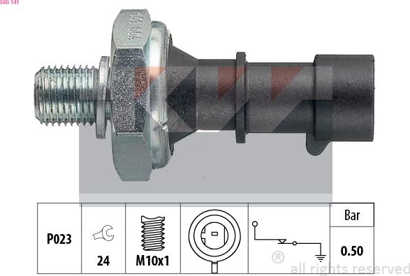 KW 500 141 - Sensor, Öldruck alexcarstop-ersatzteile.com