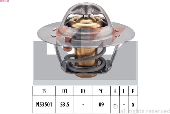 KW 580 416S - Thermostat, Kühlmittel alexcarstop-ersatzteile.com