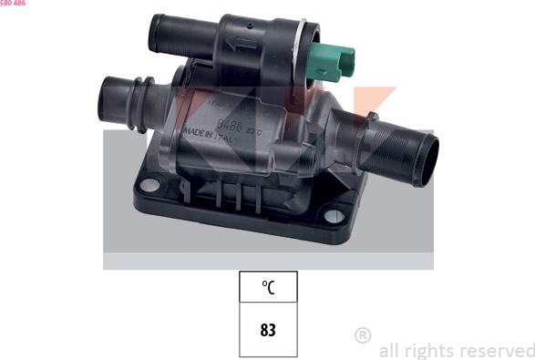 KW 580 486 - Thermostat, Kühlmittel alexcarstop-ersatzteile.com