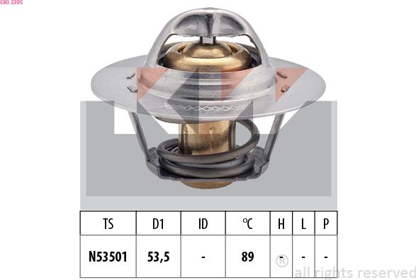 KW 580 239S - Thermostat, Kühlmittel alexcarstop-ersatzteile.com