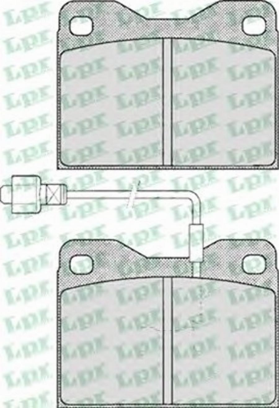 LPR 05P147 - Bremsbelagsatz, Scheibenbremse alexcarstop-ersatzteile.com