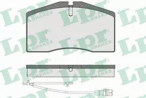 LPR 05P1585A - Bremsbelagsatz, Scheibenbremse alexcarstop-ersatzteile.com