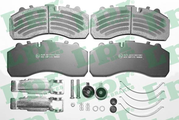 LPR 05P1173K - Bremsbelagsatz, Scheibenbremse alexcarstop-ersatzteile.com