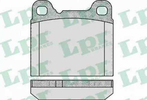 LPR 05P362 - Bremsbelagsatz, Scheibenbremse alexcarstop-ersatzteile.com