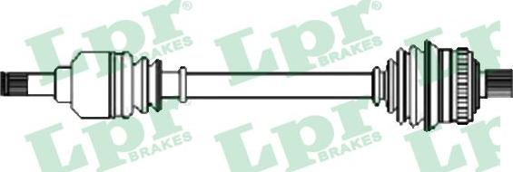 LPR DS52597 - Antriebswelle alexcarstop-ersatzteile.com