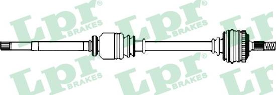 LPR DS52572 - Antriebswelle alexcarstop-ersatzteile.com