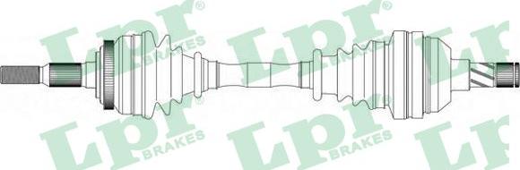 LPR DS37016 - Antriebswelle alexcarstop-ersatzteile.com