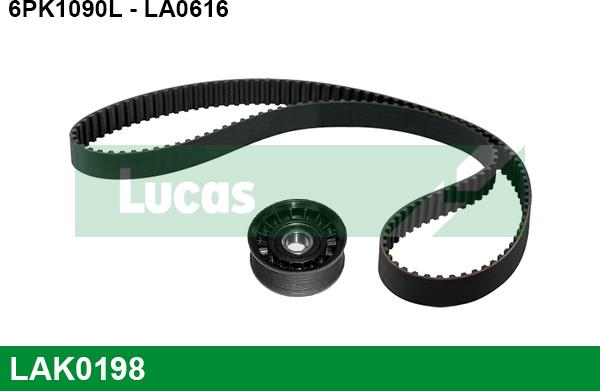 LUCAS LAK0198 - Keilrippenriemensatz alexcarstop-ersatzteile.com