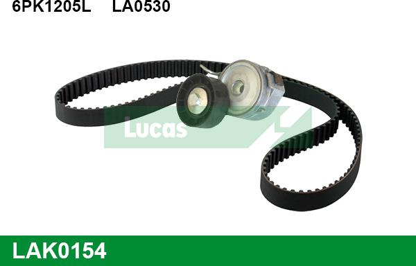 LUCAS LAK0154 - Keilrippenriemensatz alexcarstop-ersatzteile.com