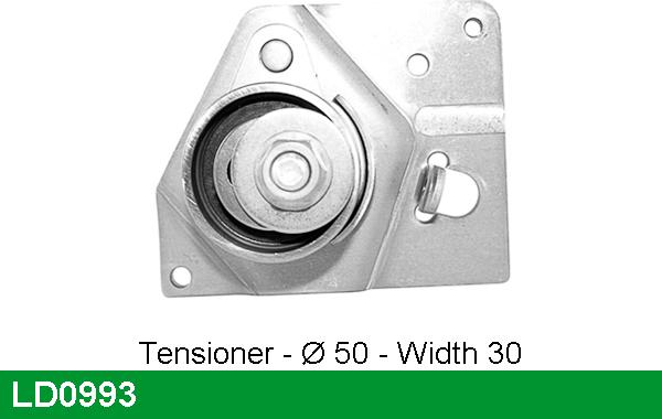 LUCAS LD0993 - Spannrolle, Zahnriemen alexcarstop-ersatzteile.com