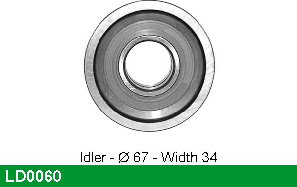 LUCAS LD0060 - Spannrolle, Zahnriemen alexcarstop-ersatzteile.com