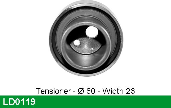 LUCAS LD0119 - Spannrolle, Zahnriemen alexcarstop-ersatzteile.com