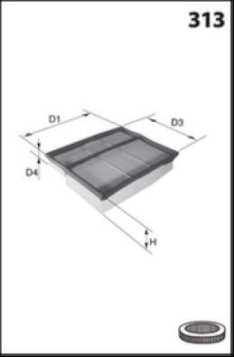 LUCAS LFAF520 - Luftfilter alexcarstop-ersatzteile.com