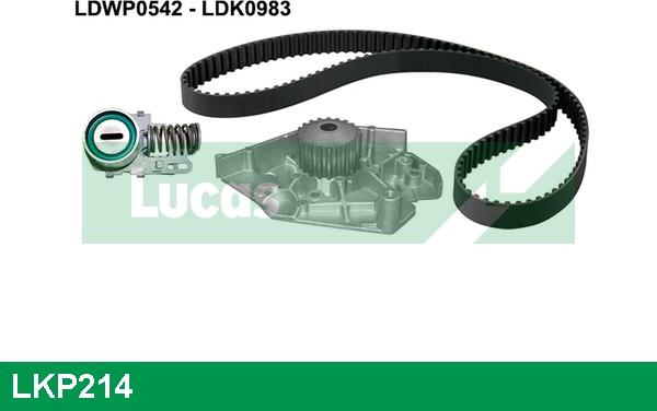 LUCAS LKP214 - Wasserpumpe + Zahnriemensatz alexcarstop-ersatzteile.com