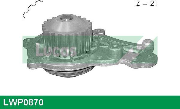 LUCAS LWP0870 - Wasserpumpe alexcarstop-ersatzteile.com