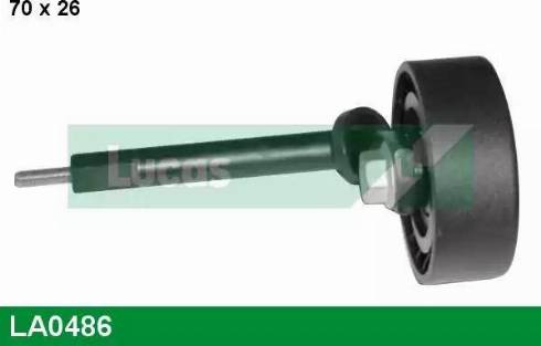 Lucas Engine Drive LA0486 - Umlenk / Führungsrolle, Keilrippenriemen alexcarstop-ersatzteile.com