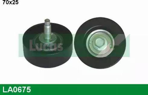 Lucas Engine Drive LA0675 - Umlenk / Führungsrolle, Keilrippenriemen alexcarstop-ersatzteile.com