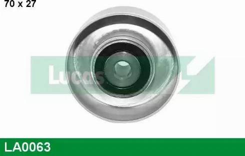 Lucas Engine Drive LA0063 - Umlenk / Führungsrolle, Keilrippenriemen alexcarstop-ersatzteile.com