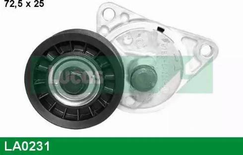 Lucas Engine Drive LA0231 - Riemenspanner, Keilrippenriemen alexcarstop-ersatzteile.com