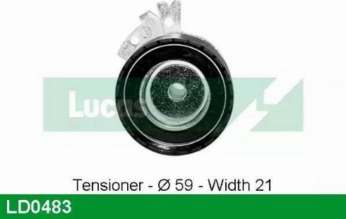 Lucas Engine Drive LD0483 - Spannrolle, Zahnriemen alexcarstop-ersatzteile.com