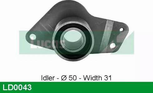 Lucas Engine Drive LD0043 - Spannrolle, Zahnriemen alexcarstop-ersatzteile.com